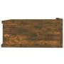 Schwebender Nachttisch 2 Stk. geräuchertes Eichenholz 40x30x15cm von vidaXL, Nachttische - Ref: Foro24-815283, Preis: 28,62 €...