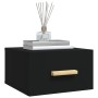 Mesitas de noche de pared 2 uds negro 35x35x20 cm de vidaXL, Mesitas de noche - Ref: Foro24-812837, Precio: 44,04 €, Descuent...