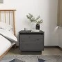 Bedside tables 2 units solid pine wood gray 35x34x32 cm by vidaXL, Nightstands - Ref: Foro24-813400, Price: 47,84 €, Discount: %