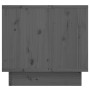 Mesitas de noche 2 uds madera maciza de pino gris 35x34x32 cm de vidaXL, Mesitas de noche - Ref: Foro24-813400, Precio: 47,84...