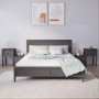 Mesitas de noche 2 uds madera de pino gris 79,5x38x65,5 cm de vidaXL, Mesitas de noche - Ref: Foro24-814544, Precio: 113,47 €...