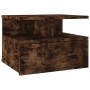 Mesita de noche flotante 2 uds madera roble ahumado 40x31x27 cm de vidaXL, Mesitas de noche - Ref: Foro24-815313, Precio: 38,...
