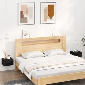 Wall bedside tables 2 pcs black 35x35x20 cm by vidaXL, Nightstands - Ref: Foro24-812855, Price: 37,22 €, Discount: %
