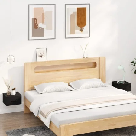 Wall bedside tables 2 pcs black 35x35x20 cm by vidaXL, Nightstands - Ref: Foro24-812855, Price: 37,22 €, Discount: %