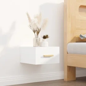 Mesita de noche de pared blanco 35x35x20 cm de vidaXL, Mesitas de noche - Ref: Foro24-812834, Precio: 31,90 €, Descuento: %