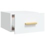Mesita de noche de pared blanco 35x35x20 cm de vidaXL, Mesitas de noche - Ref: Foro24-812834, Precio: 32,38 €, Descuento: %