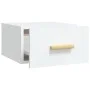 Mesita de noche de pared blanco 35x35x20 cm de vidaXL, Mesitas de noche - Ref: Foro24-812834, Precio: 31,90 €, Descuento: %