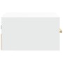 Mesita de noche de pared blanco 35x35x20 cm de vidaXL, Mesitas de noche - Ref: Foro24-812834, Precio: 32,38 €, Descuento: %