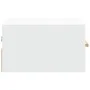 Mesita de noche de pared blanco 35x35x20 cm de vidaXL, Mesitas de noche - Ref: Foro24-812834, Precio: 31,90 €, Descuento: %