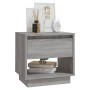 Mesitas noche 2 uds madera ingeniería gris Sonoma 45x34x44 cm de vidaXL, Mesitas de noche - Ref: Foro24-812984, Precio: 59,71...