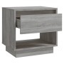 Mesitas noche 2 uds madera ingeniería gris Sonoma 45x34x44 cm de vidaXL, Mesitas de noche - Ref: Foro24-812984, Precio: 59,71...