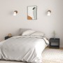 Mesitas de noche 2 uds madera maciza de pino gris 40x31x40 cm de vidaXL, Mesitas de noche - Ref: Foro24-808068, Precio: 57,68...