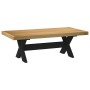 Mesa de centro NOAIN patas en X madera maciza pino 120x60x40 cm en Mesas de centro | Comprar online en Foru.es