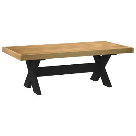 Mesa de centro NOAIN patas en X madera maciza pino 120x60x40 cm en Mesas de centro | Comprar online en Foru.es