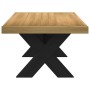 Mesa de centro NOAIN patas en X madera maciza pino 120x60x40 cm en Mesas de centro | Comprar online en Foru.es