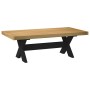 Mesa de centro NOAIN patas en X madera maciza pino 120x60x40 cm en Mesas de centro | Comprar online en Foru.es