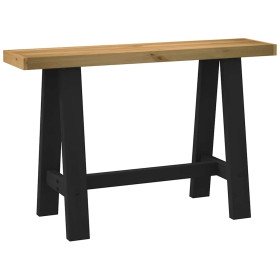Mesa consola NOAIN patas en A madera maciza pino 120x30x75 cm en Mesas consola | Comprar online en Foru.es