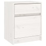Mesitas de noche 2 uds madera maciza pino blanco 40x31x50 cm de vidaXL, Mesitas de noche - Ref: Foro24-808126, Precio: 79,09 ...