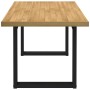 Mesa comedor NOAIN patas forma U madera maciza pino 160x90x75cm en Mesas de comedor | Comprar online en Foru.es