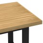 Mesa comedor NOAIN patas forma U madera maciza pino 160x90x75cm en Mesas de comedor | Comprar online en Foru.es