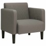 Sillón con reposabrazos gris claro 54 cm tejido de pana en Sillones | Comprar online en Foru.es