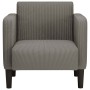 Sillón con reposabrazos gris claro 54 cm tejido de pana en Sillones | Comprar online en Foru.es