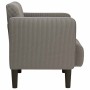 Sillón con reposabrazos gris claro 54 cm tejido de pana en Sillones | Comprar online en Foru.es