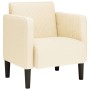 Sillón con reposabrazos color crema 54 cm tejido de pana en Sillones | Comprar online en Foru.es