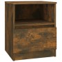 Mesitas noche 2 uds madera ingeniería roble ahumado 40x40x50 cm de vidaXL, Mesitas de noche - Ref: Foro24-815817, Precio: 68,...