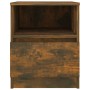 Mesitas noche 2 uds madera ingeniería roble ahumado 40x40x50 cm de vidaXL, Mesitas de noche - Ref: Foro24-815817, Precio: 68,...