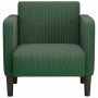 Sillón con reposabrazos verde oscuro 54 cm tejido de pana en Sillones | Comprar online en Foru.es