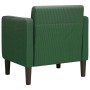 Sillón con reposabrazos verde oscuro 54 cm tejido de pana en Sillones | Comprar online en Foru.es