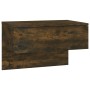 Mesita de noche de pared 2 unidades color roble ahumado de vidaXL, Mesitas de noche - Ref: Foro24-816941, Precio: 61,44 €, De...