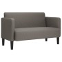Sofá Loveseat gris claro 109 cm tejido de pana en Sofás | Comprar online en Foru.es