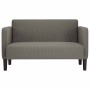 Sofá Loveseat gris claro 109 cm tejido de pana en Sofás | Comprar online en Foru.es