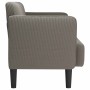 Sofá Loveseat gris claro 109 cm tejido de pana en Sofás | Comprar online en Foru.es