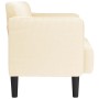 Sofá Loveseat color crema 109 cm tejido de pana en Sofás | Comprar online en Foru.es