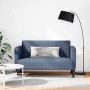 Sofá Loveseat azul 109 cm tejido de pana en Sofás | Comprar online en Foru.es