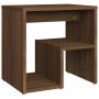 Mesita de noche madera contrachapada roble marrón 40x30x40 cm de vidaXL, Mesitas de noche - Ref: Foro24-815181, Precio: 27,72...