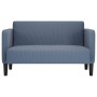 Sofá Loveseat azul 109 cm tejido de pana en Sofás | Comprar online en Foru.es