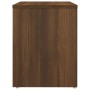 Mesita de noche madera contrachapada roble marrón 40x30x40 cm de vidaXL, Mesitas de noche - Ref: Foro24-815181, Precio: 27,72...
