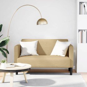 Sofá Loveseat gris verdoso 109 cm tejido de pana en Sofás | Comprar online en Foru.es