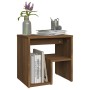 Mesita de noche madera contrachapada roble marrón 40x30x40 cm de vidaXL, Mesitas de noche - Ref: Foro24-815181, Precio: 27,72...