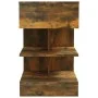 Mesitas de noche 2 uds contrachapado roble ahumado 40x35x65 cm de vidaXL, Mesitas de noche - Ref: Foro24-816042, Precio: 72,3...
