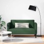 Sofá Loveseat verde oscuro 109 cm tejido de pana en Sofás | Comprar online en Foru.es