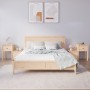 Mesitas de noche 2 uds madera maciza de pino 79,5x38x65,5 cm de vidaXL, Mesitas de noche - Ref: Foro24-814540, Precio: 100,72...