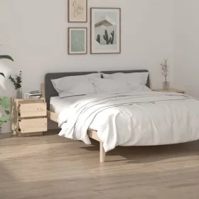 Mesitas de noche 2 uds madera maciza de pino 40x35x50 cm de vidaXL, Mesitas de noche - Ref: Foro24-813316, Precio: 94,25 €, D...