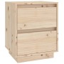 Mesitas de noche 2 uds madera maciza de pino 40x35x50 cm de vidaXL, Mesitas de noche - Ref: Foro24-813316, Precio: 95,48 €, D...
