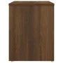 Mesitas de noche 2 uds contrachapado roble marrón 40x30x40 cm de vidaXL, Mesitas de noche - Ref: Foro24-815182, Precio: 40,89...