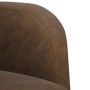 Sillón con reposabrazos marrón 54 cm cuero sintética en Sillones | Comprar online en Foru.es
